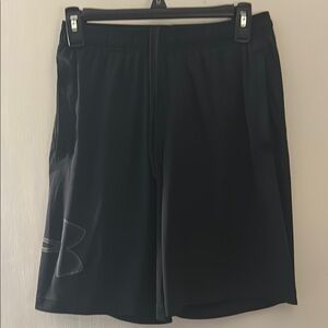 Under Armour Black Athletic Shorts Lightweight Elastic Waist